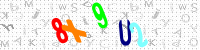 Blue Captcha Image