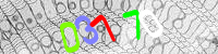 Blue Captcha Image