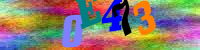 Blue Captcha Image