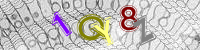 Blue Captcha Image