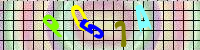 Blue Captcha Image