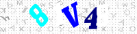Blue Captcha Image