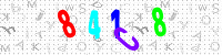 Blue Captcha Image