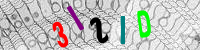 Blue Captcha Image