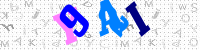 Blue Captcha Image