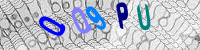 Blue Captcha Image