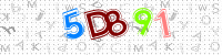 Blue Captcha Image