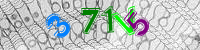 Blue Captcha Image